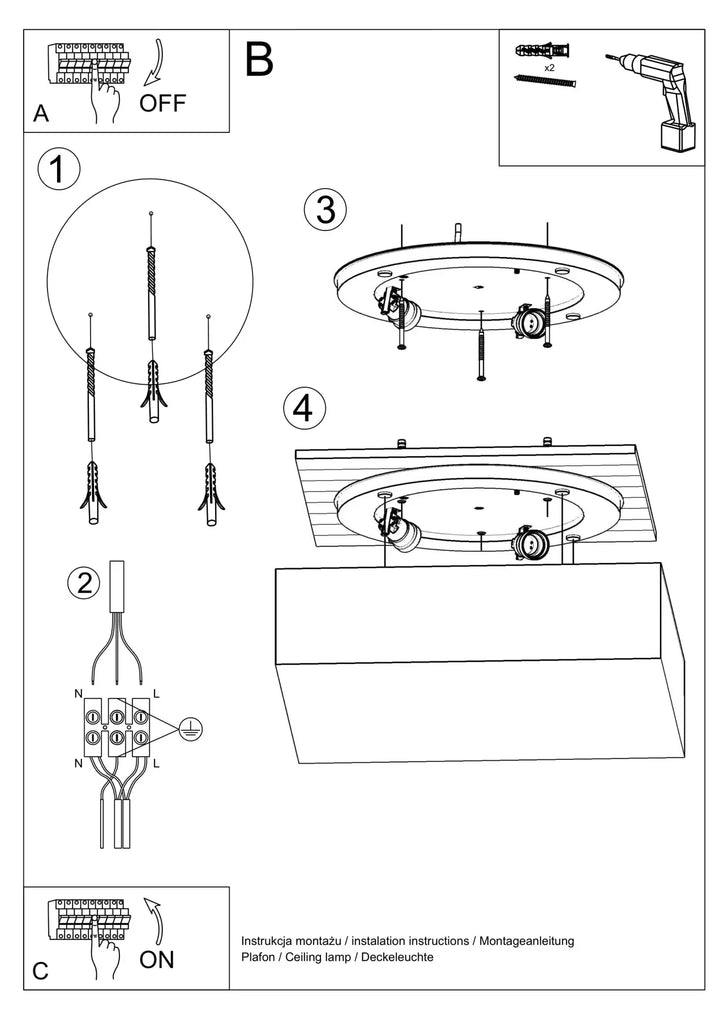 HORUS Ceiling Light, Ceiling lamps, Livingroom ceiling lights