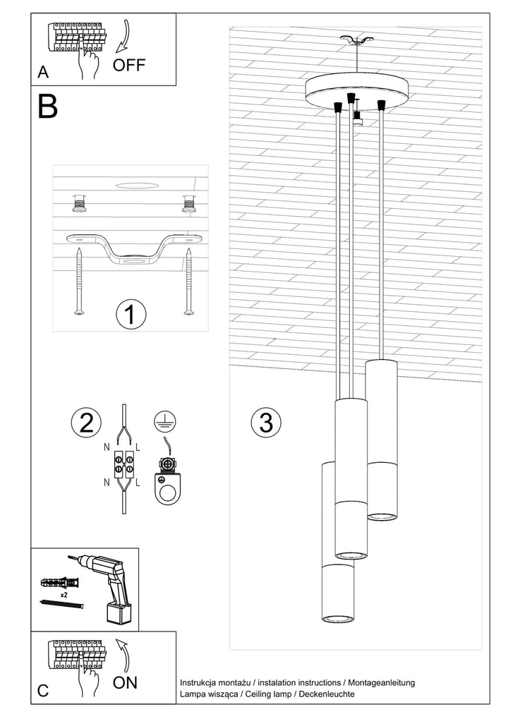 LOOPEZ Pendant Light, Kitchen island lights, Ceiling hanging lights