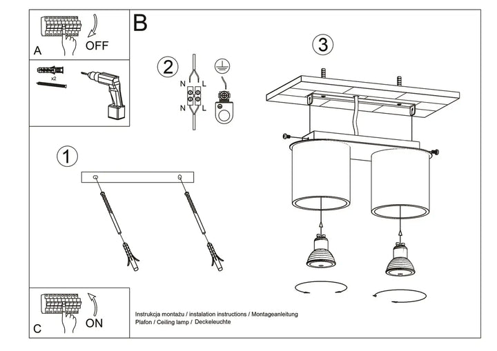 ORBIS Ceiling Light, Ceiling lamps, Livingroom ceiling lights