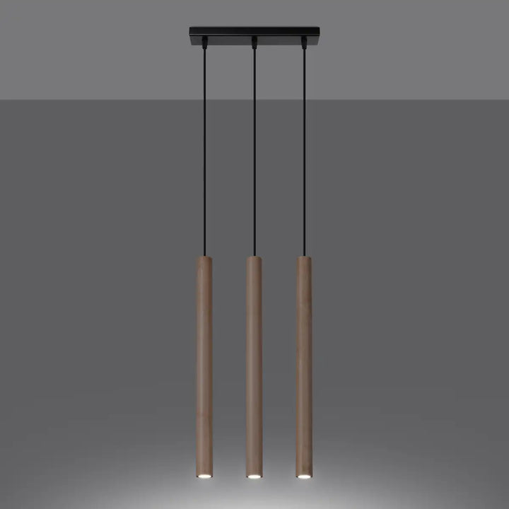 PASTELO Natural Wood Pendant Light, Kitchen island lights, Ceiling hanging lights