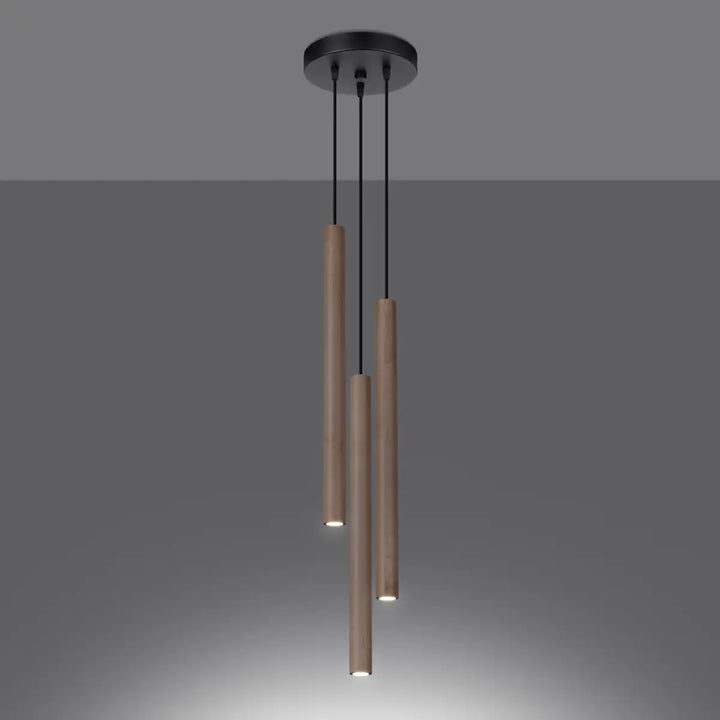 PASTELO Natural Wood Pendant Light, Kitchen island lights, Ceiling hanging lights