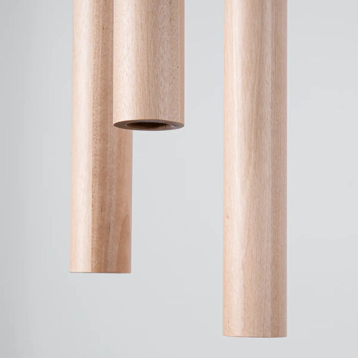 PASTELO Natural Wood Pendant Light, Kitchen island lights, Ceiling hanging lights
