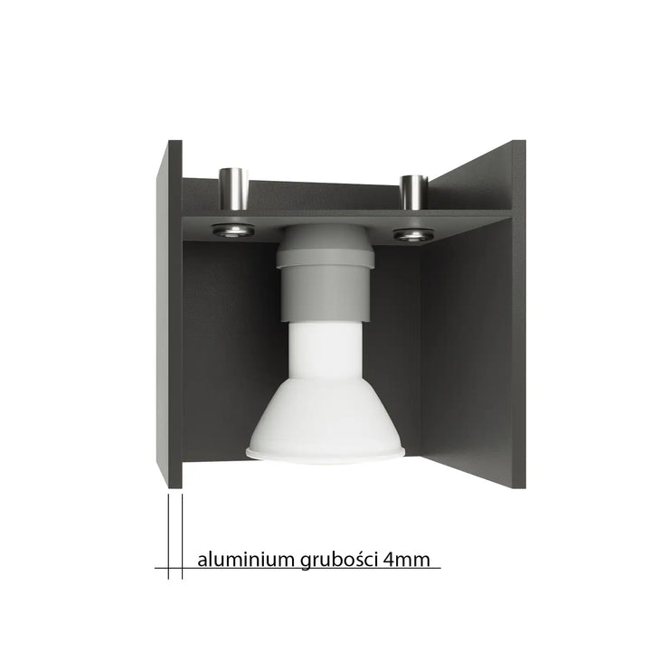 QUAD Anthracite Ceiling Light, Ceiling lamps, Livingroom ceiling lights