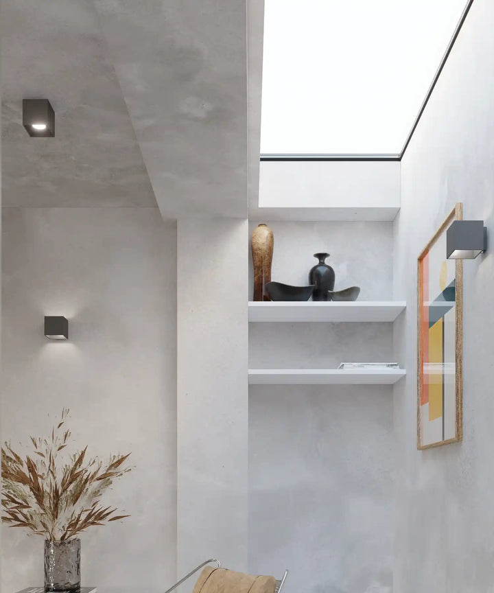 QUAD Anthracite Ceiling Light, Ceiling lamps, Livingroom ceiling lights