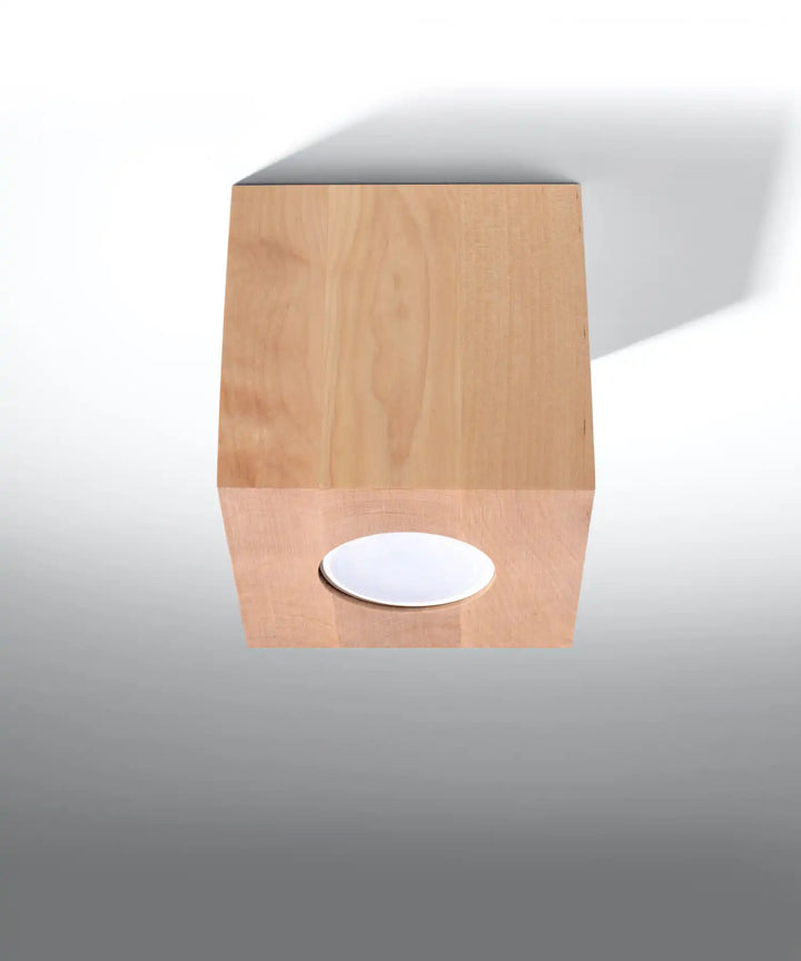 QUAD Natural Wood Ceiling Light, Ceiling lamps, Livingroom ceiling lights