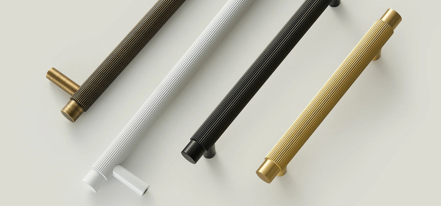 SOLENA Solid Brass Kitchen & Cabinet Handles, wardrobe handle, drawer handle, premium brass handles