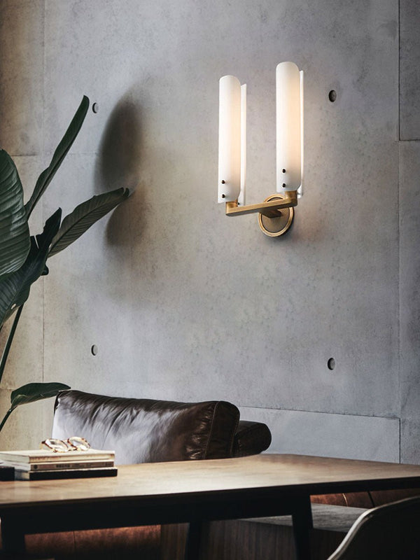 ARDEC Frost Glass Wall Light - Luxury Handles