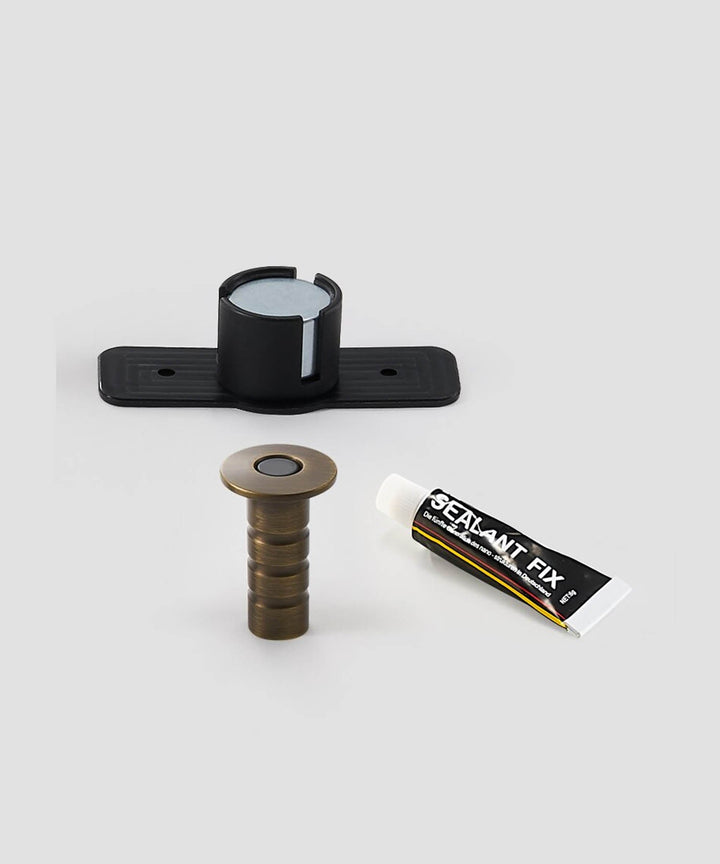 CASEY Solid Brass Heavy Duty Magnetic Door Stopper - Luxury Handles