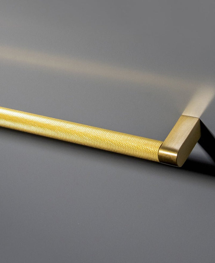 COLSS Knurled Solid Brass Kitchen & Cabinet Handle - Luxury Handles