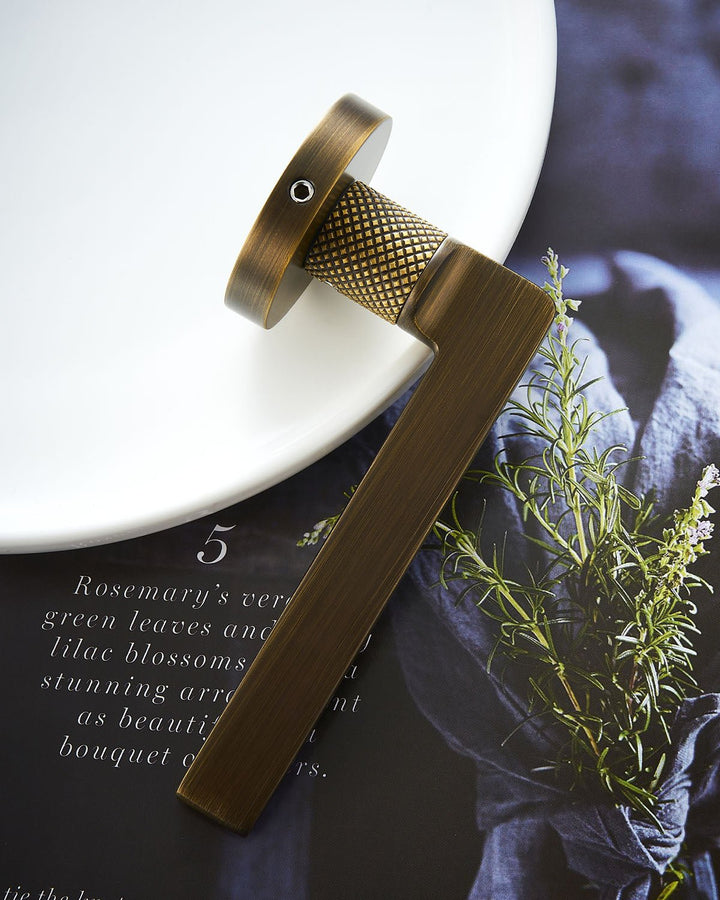 CONNEL Solid Brass Lever Door Handle Set - Luxury Handles