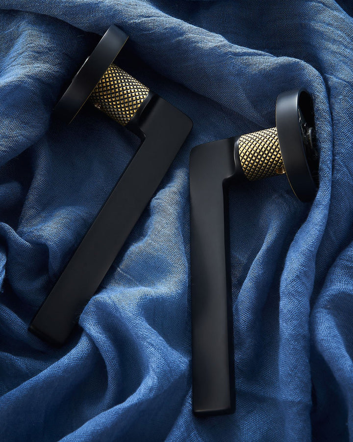 CONNEL Solid Brass Lever Door Handle Set - Luxury Handles