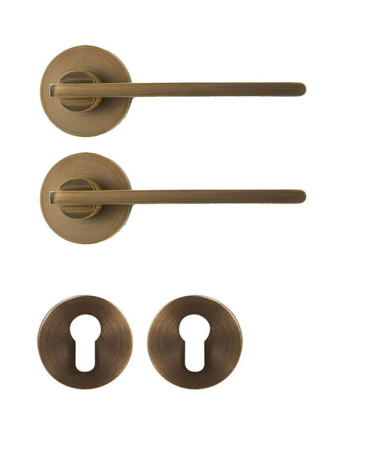 CONNEL Solid Brass Lever Door Handle Set - Luxury Handles