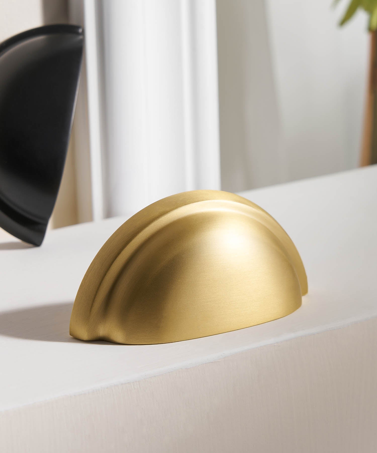 Cup Handle COTTAGE Solid Brass Cup Shape Pull Handle - Luxury Handles
