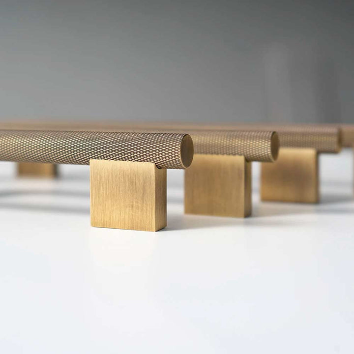 CULINA Knurled Solid Brass Kitchen & Cabinet Handle