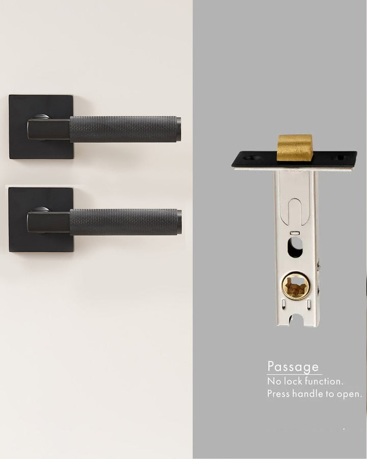 DEVON Solid Brass Lever Door Handles Set - Luxury Handles