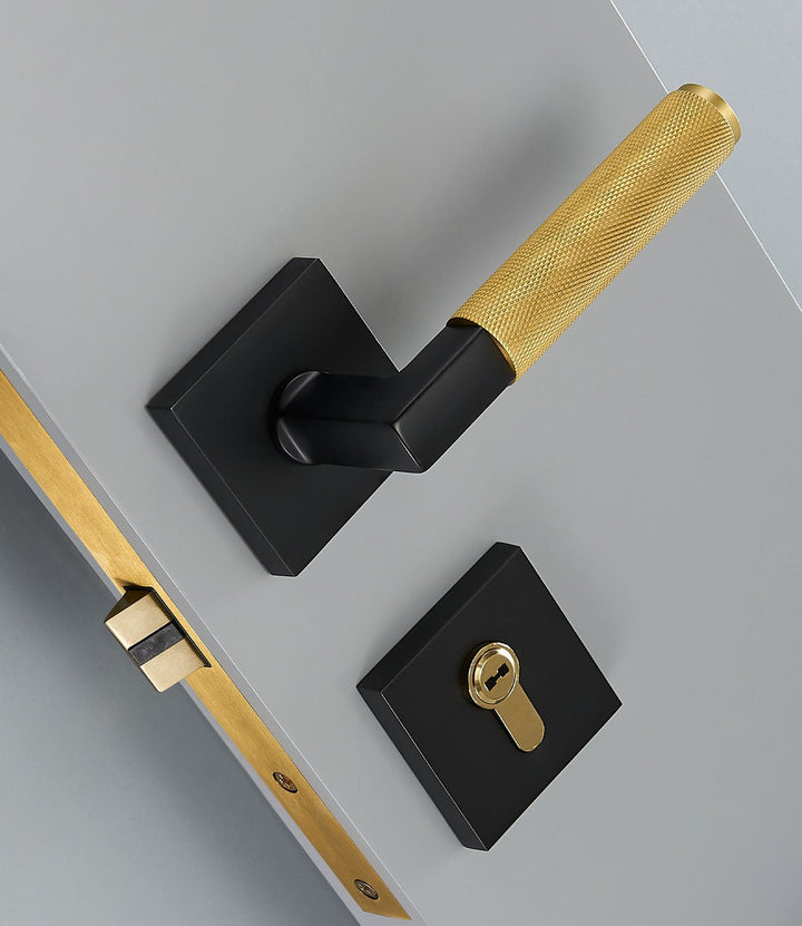 DEVON Solid Brass Lever Door Handles Set - Luxury Handles