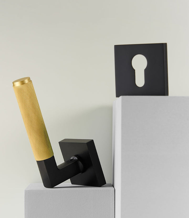 DEVON Solid Brass Lever Door Handles Set - Luxury Handles
