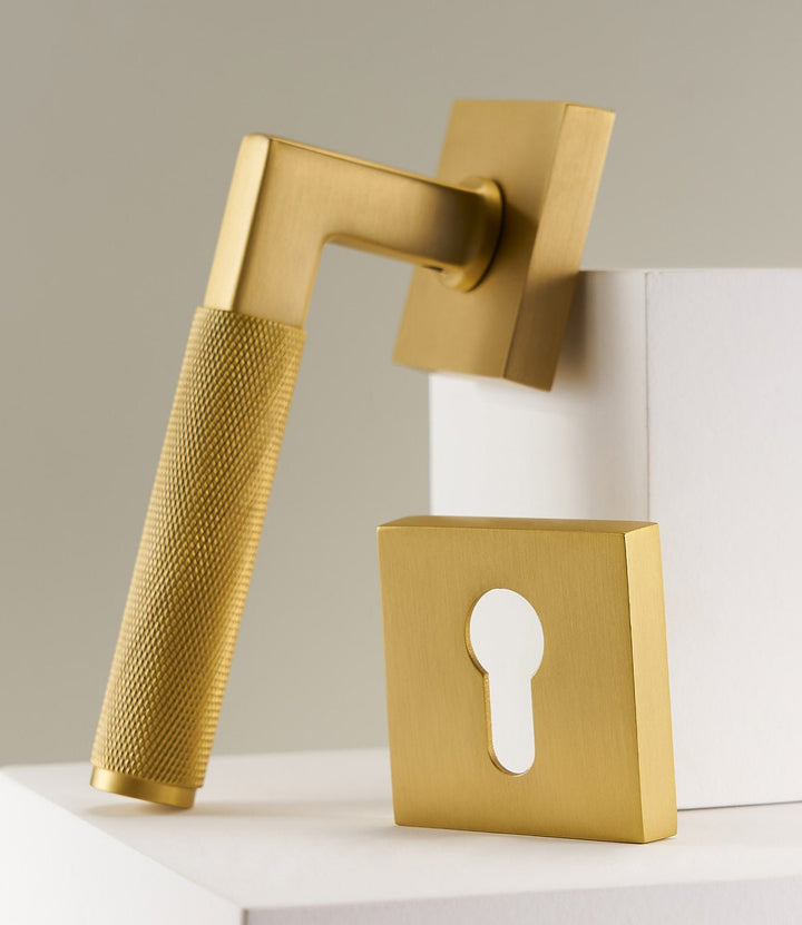 DEVON Solid Brass Lever Door Handles Set - Luxury Handles