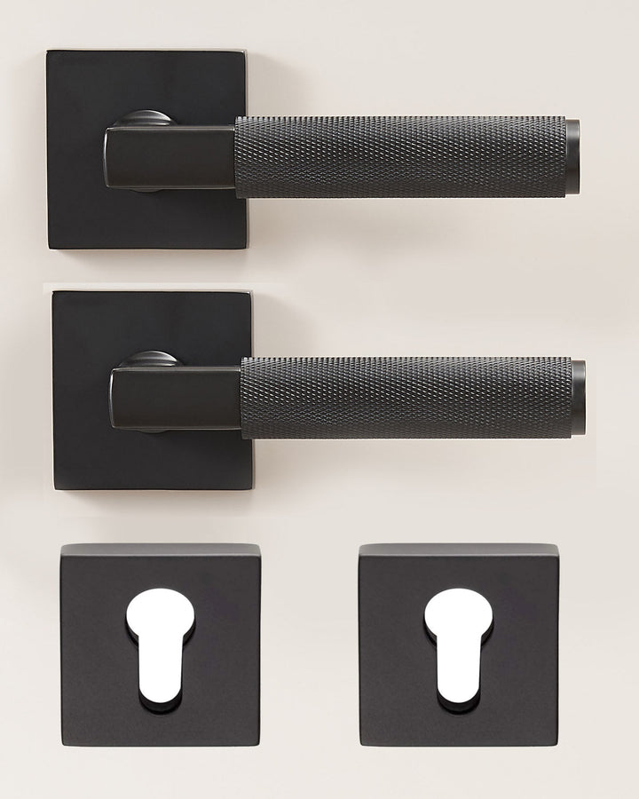 DEVON Solid Brass Lever Door Handles Set - Luxury Handles