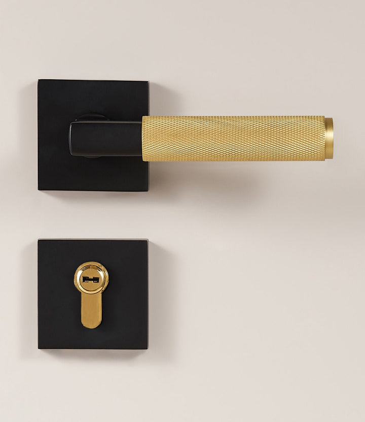 DEVON Solid Brass Lever Door Handles Set - Luxury Handles