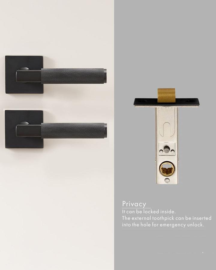 DEVON Solid Brass Lever Door Handles Set - Luxury Handles