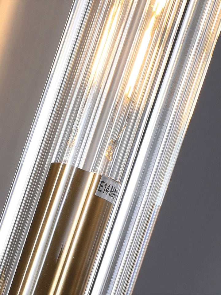 EDIRE Brass and Glass Wall Light - Luxury Handles