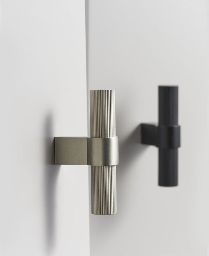 FLORENCE Knurled Solid Brass Kitchen & Cabinet Handle - Luxury Handles