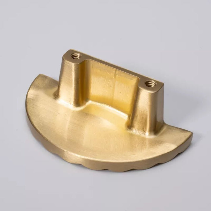 FLOW Solid Brass Half Circle Cabinet Pull - Luxury Handles