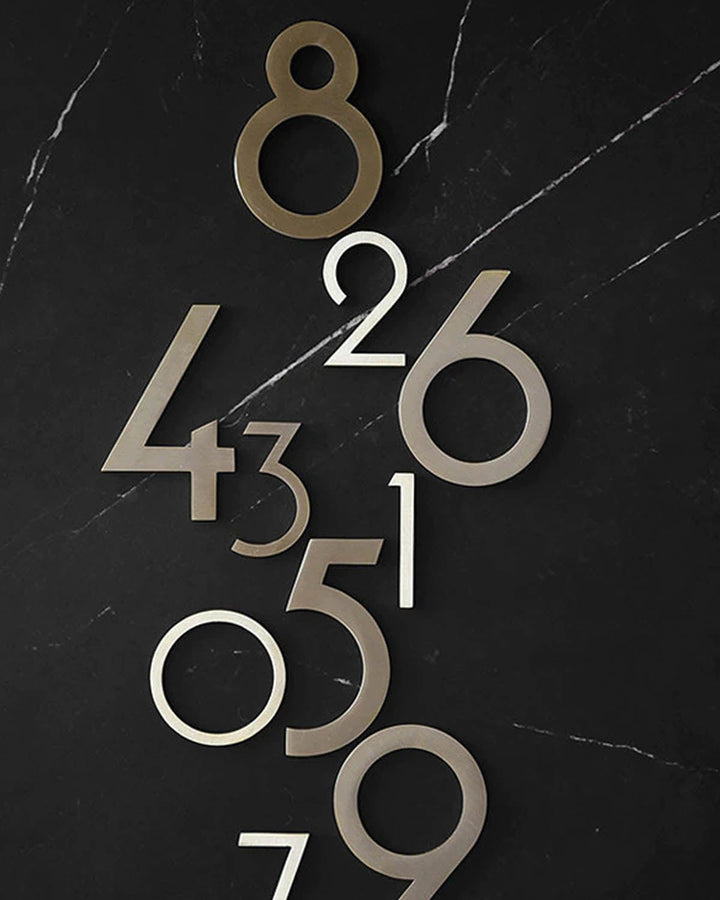 KABEL Solid Brass House Numbers - Luxury Handles