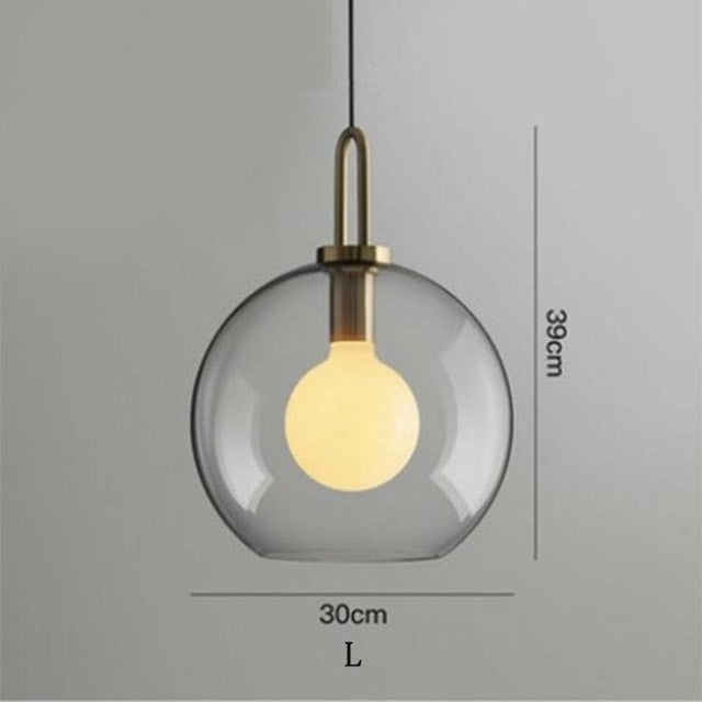 LAYTON Glass Pendant Light - Luxury Handles