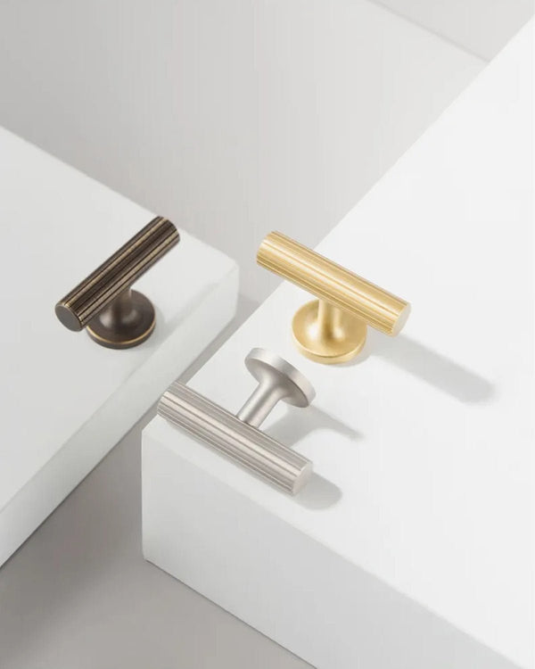 LINIA Solid Brass T-bar handle - Luxury Handles