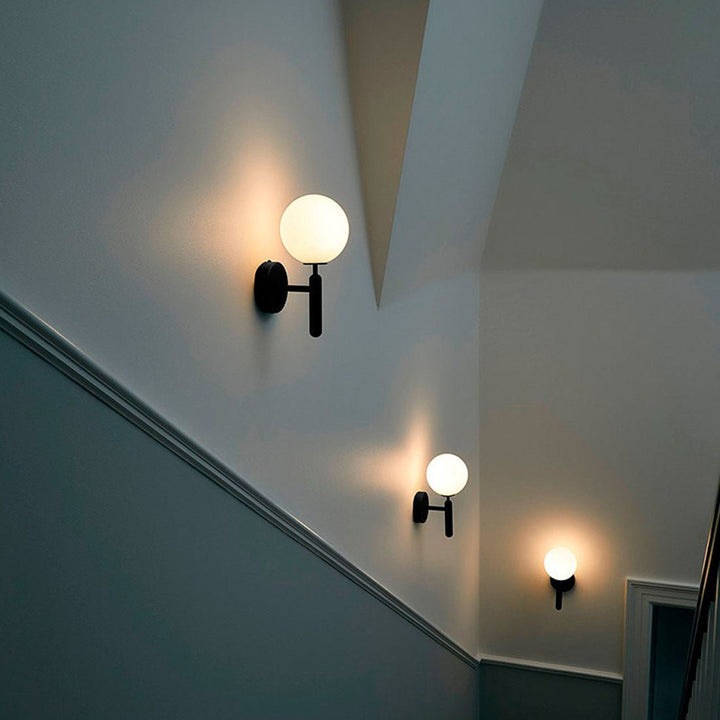 LUNA Spherical Glass Wall Light - Luxury Handles