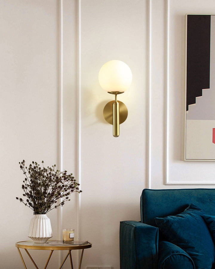 LUNA Spherical Glass Wall Light - Luxury Handles