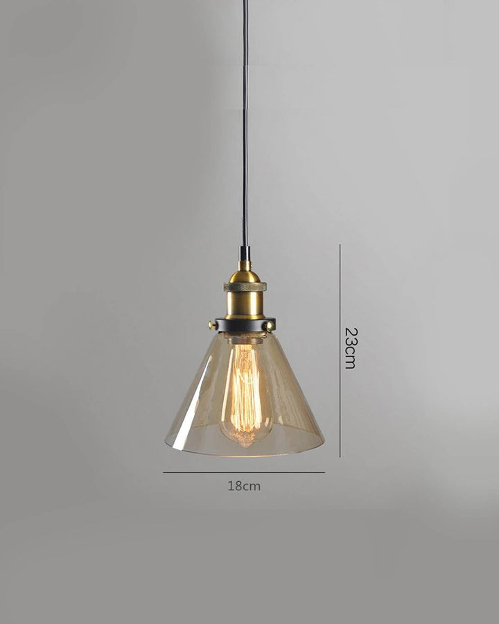 MANHATTAN Vintage Style Glass Pendant Lights - Luxury Handles