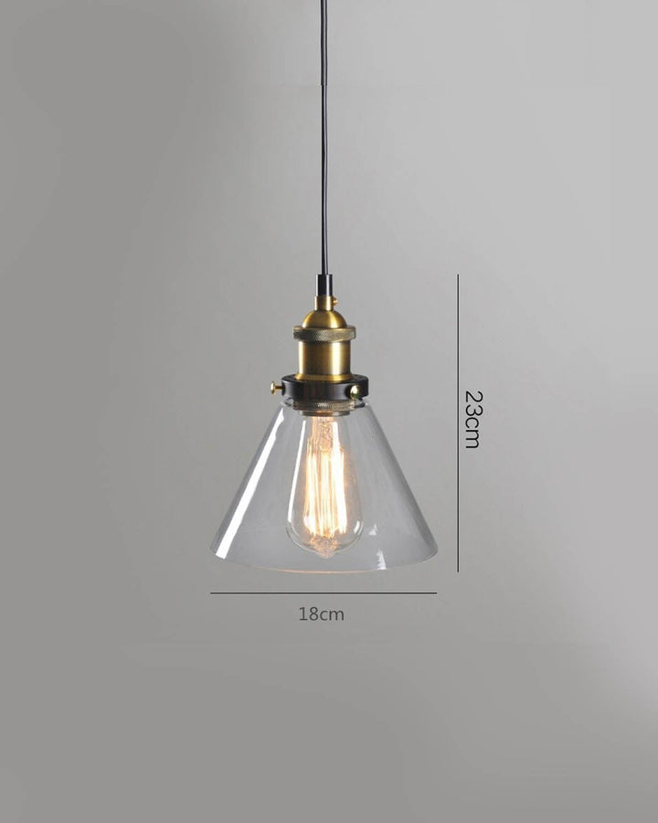 MANHATTAN Vintage Style Glass Pendant Lights - Luxury Handles
