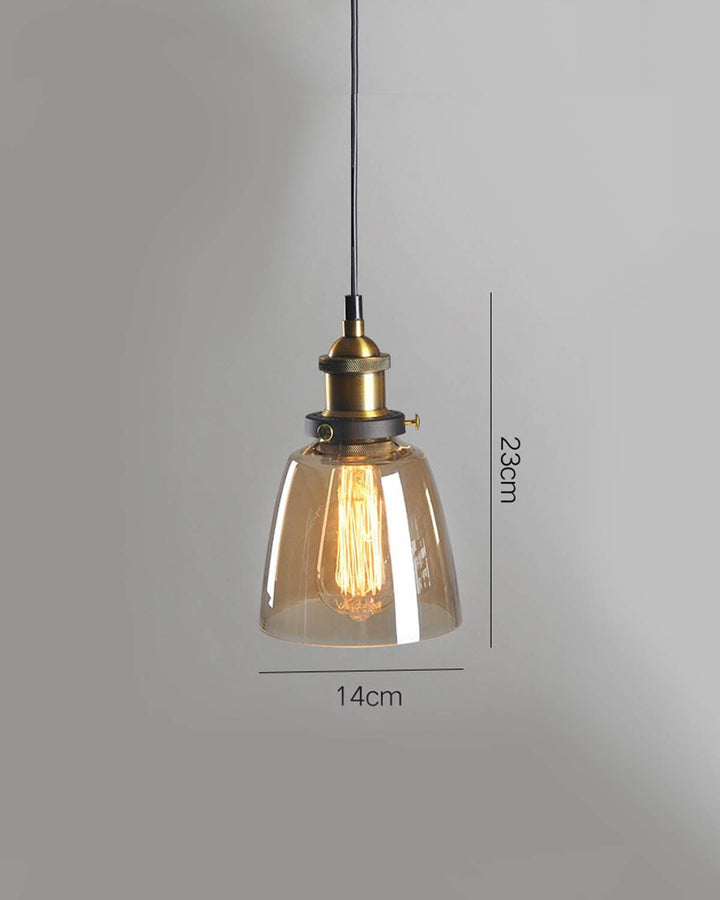MANHATTAN Vintage Style Glass Pendant Lights - Luxury Handles