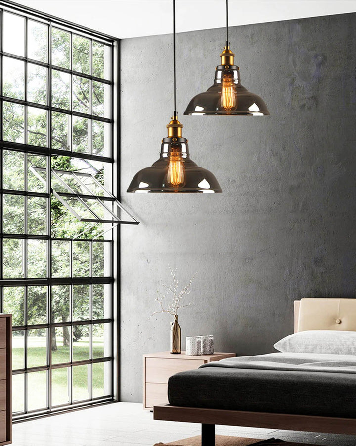 MANHATTAN Vintage Style Glass Pendant Lights - Luxury Handles