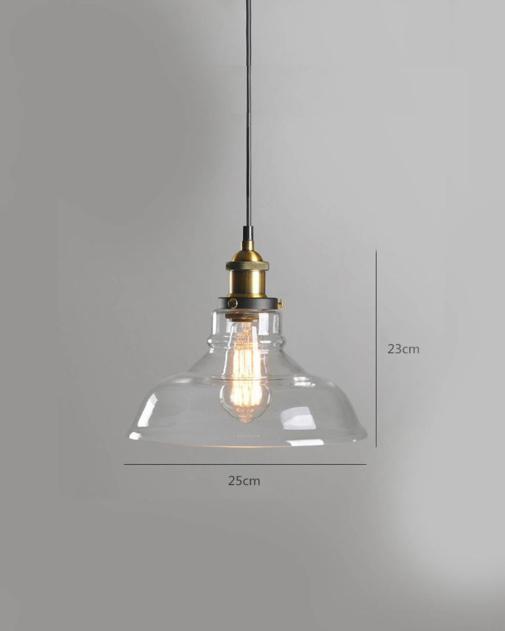 MANHATTAN Vintage Style Glass Pendant Lights - Luxury Handles