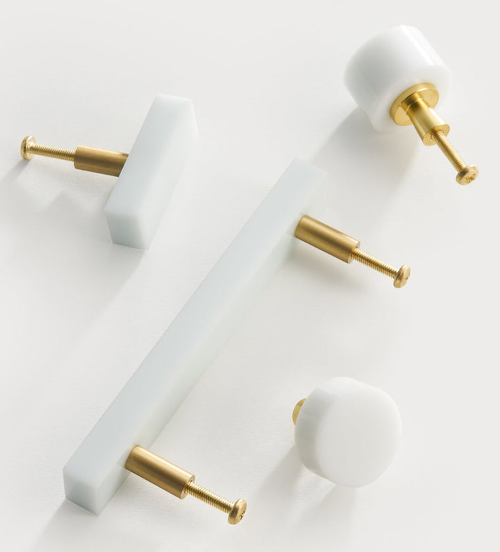 MARBLE Solid Brass Knob - Luxury Handles