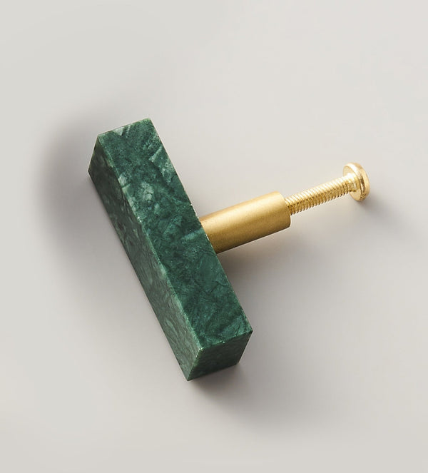 MARBLE Solid Brass T-Bar Handle - Luxury Handles