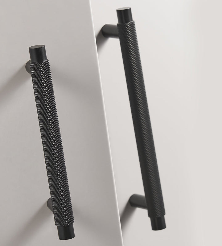 MILAN Knurled Solid Brass Kitchen & Cabinet Handle - Luxury Handles