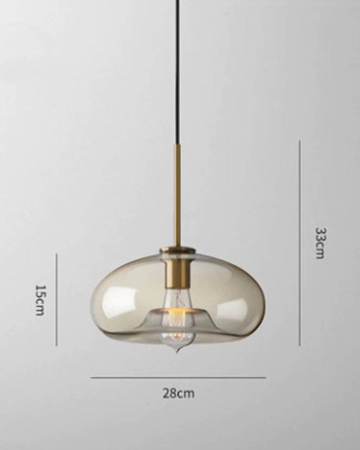 MONROE Vintage Glass Pendant Light - Luxury Handles