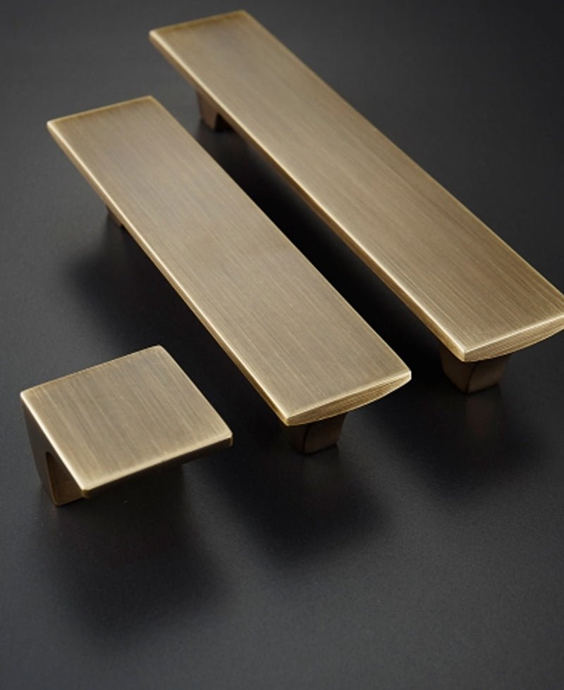 NORDIC Solid Brass Flat Wide Kitchen & Cabinet Handle, premium quality ...