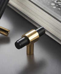 NORDIC Solid Brass Modern T-Bar Handle