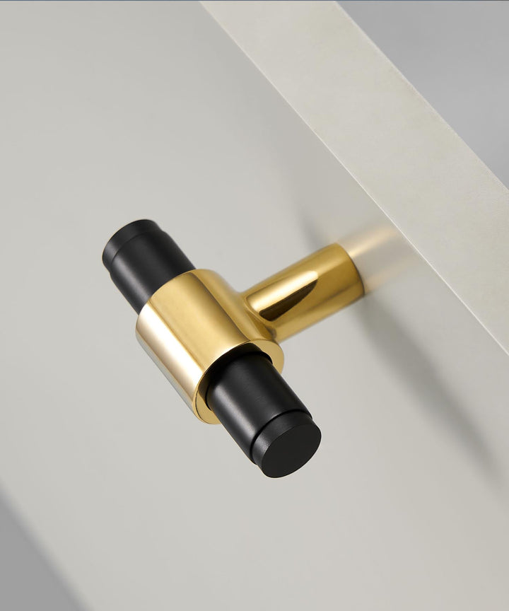 NORDIC Solid Brass Modern T-Bar Handle - Luxury Handles