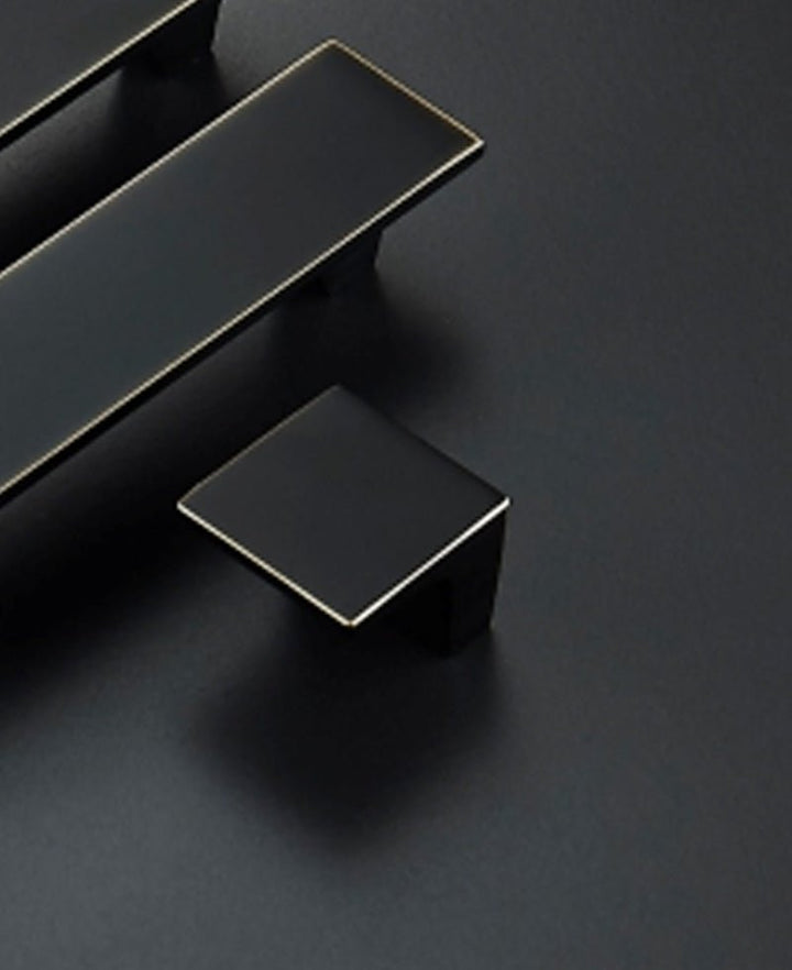 Nordic Solid Brass Rectangle Pull - Luxury Handles