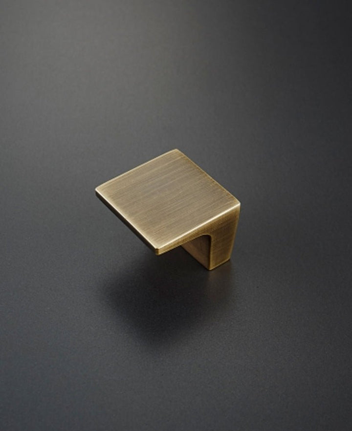 Nordic Solid Brass Rectangle Pull - Luxury Handles