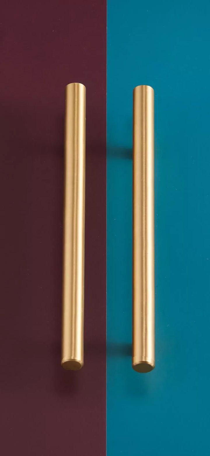 NORDIC Solid Brass Round Kitchen & Cabinet Handle - Luxury Handles