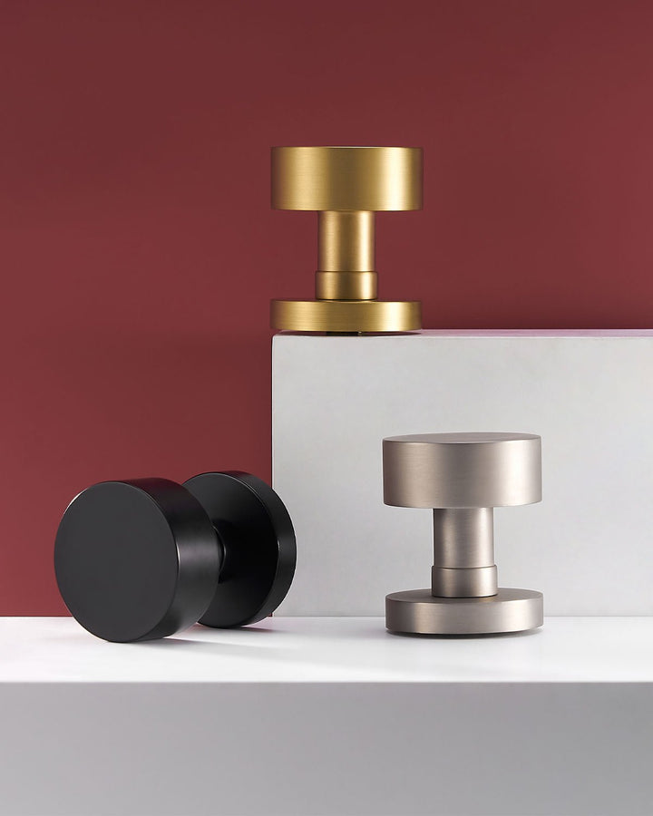 NORDIC style Solid Brass Door Knob Set - Luxury Handles