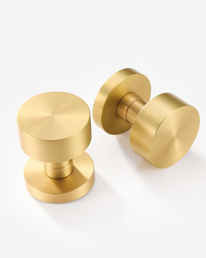 NORDIC style Solid Brass Door Knob Set - Luxury Handles